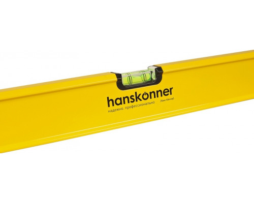 Уровень строительный алюминиевый HANSKONNER HK2015-03-1500, 1500 мм