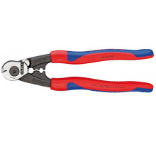 Тросорез KNIPEX KN-9562190TBK компактный, 190 мм, обжим гильз на боуденовские тр