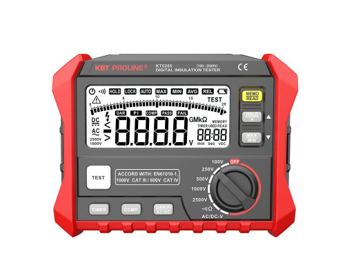 Мегаомметр КВТ KT 5205 PROLINE цифровой 89639
