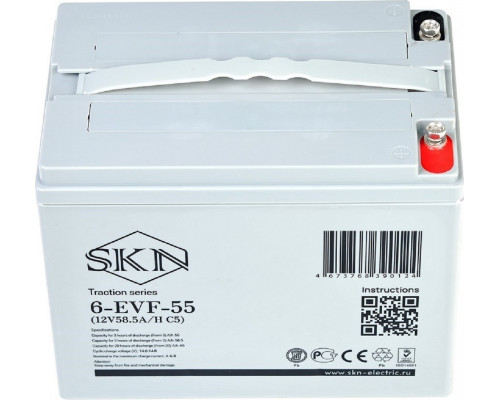 Аккумулятор SKN 6-EVF-55 тяговый 12V 58.5 А/ч (C5) 025391