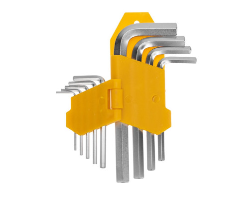 Набор ключей шестигранных Kranz KR-12-5215 HEX 1,5-10 мм, CrV, 9 шт.
