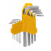 Набор ключей шестигранных Kranz KR-12-5215 HEX 1,5-10 мм, CrV, 9 шт.