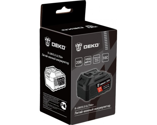 Аккумуляторная батарея DEKO 20V 5.0Ah Li-ion ULTRA 083-1018