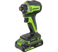 Винтоверт аккумуляторный GREENWORKS ID3170 ударный, 24V, 2 АКБ 2Ач и ЗУ 3804907CUC