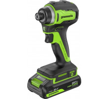 Винтоверт аккумуляторный GREENWORKS ID3170 ударный, 24V, 2 АКБ 2Ач и ЗУ 3804907CUC