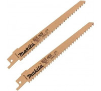 Полотна для сабельных пил MAKITA D-53089 по дереву 150x1,2x6tpi, 2 шт.