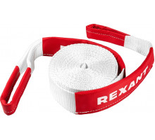 Трос буксировочный REXANT 80-0238 динамический (стропа) 5т, 6м, в чехле