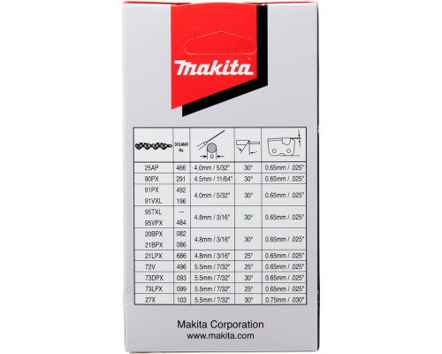 Цепь для пилы MAKITA 191G95-7 11,5см/4,5