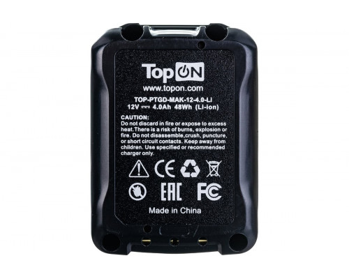 Аккумулятор TopON для Makita BL1041B 12В, 4.0Ah (Li-Ion) TOP-PTGD-MAK-12-4.0-Li