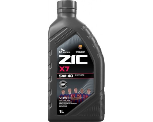 Масло моторное ZIC X7 5W40 1 л 132662