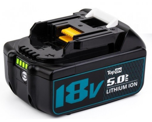 Аккумулятор TopON для Makita BL1850B 18В, 5.0Ah (Li-Ion) TOP-PTGD-MAK-18-5.0