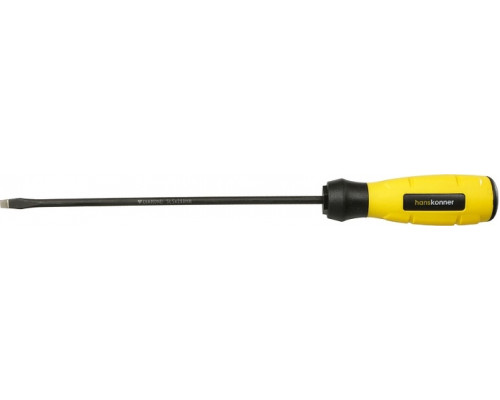 Отвертка шлицевая HANSKONNER HK1040-16-SL5-200 алмазн. наконечник