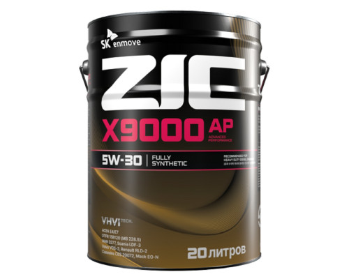Масло моторное ZIC X9000 AP 5W30 20 л 192686