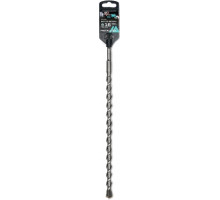 Бур SDS-plus METALLICA Optima 16х360/300 мм по бетону напайка с центром, 2 спирали 904626