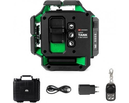 Лазерный уровень ADA LaserTANK 3-360 green basic edition А00633