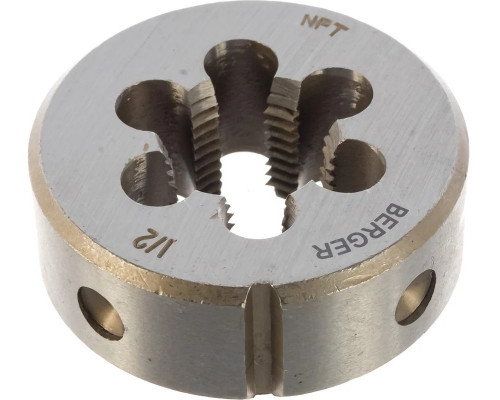 Плашка BERGER BG1185 дюймовая 1/2-14NPT, внешний d 54,7 мм