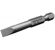 Бита для заворачивания BERGER BG2408 SL0.5*3x50мм, 2 шт., S2