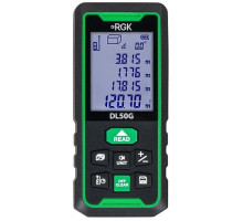 Лазерный дальномер RGK DL50G зеленый луч с угломером 778176