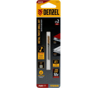 Сверло по металлу Denzel Р6М5, Golden Tip спиральное 2x49мм, 2шт 718223