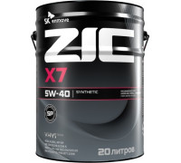 Масло моторное ZIC X7 5W40 20 л 192662