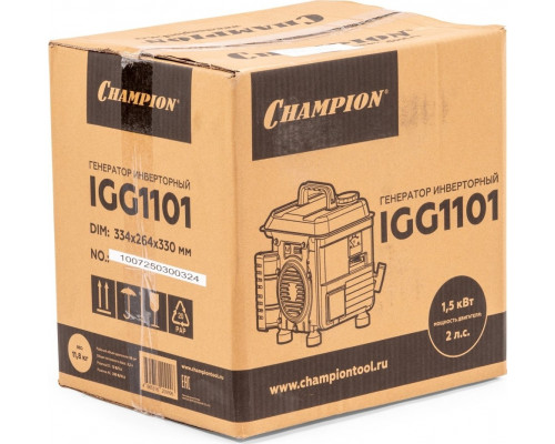 Генератор бензиновый инверторный CHAMPION IGG1101