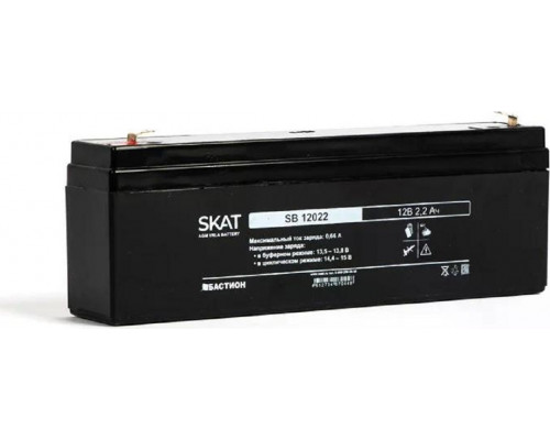 Аккумулятор SKAT SB 12022 AGM 12V 2,2 Ач