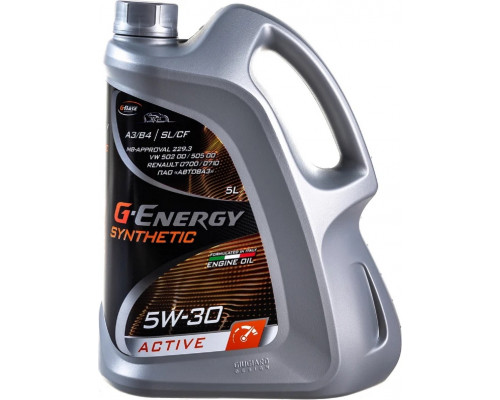 Масло моторное G-ENERGY Synthetic Active 5W-30 5 л 253142406