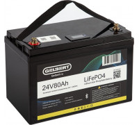 Аккумулятор GELBERT LiFePO4 (24V/80Ah/100A/1,920Wh) Bluetooth, литиевый тяговый 0000183