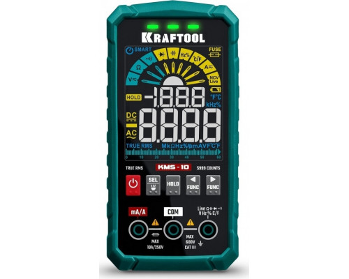 Смарт-мультиметр KRAFTOOL KMS-10 цифровой 59872
