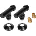 Полотенцесушитель ROYAL THERMO Axel black П8 500х1000 НС-1433989