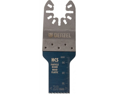 Насадка для реноватора Denzel 782 309 пазовая прямая, hcs, по дереву, 20х1,4 мм, мелкий 782309