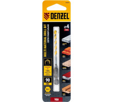 Сверло универсальное Denzel Multi cut 4мм 706005