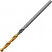 Сверло по металлу Denzel Р6М5, Golden Tip спиральное 2x49мм, 2шт 718223