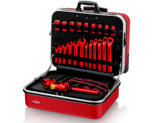 Набор инструмента KNIPEX KN-989915 BIG Twin Move RED Electric Competence, 47 предметов