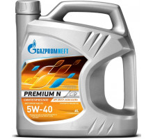 Масло моторное GAZPROMNEFT Premium N 5W-40 4 л 2389900144