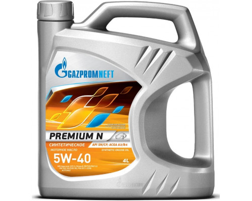 Масло моторное GAZPROMNEFT Premium N 5W-40 4 л 2389900144