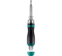 Отвертка KRAFTOOL 25862 KraftMax 19 реверсивная с битами 19-в-1