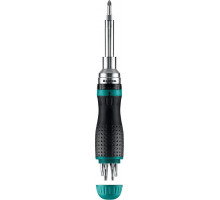 Отвертка KRAFTOOL 25862 KraftMax 19 реверсивная с битами 19-в-1