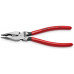 Плоскогубцы KNIPEX KN-0821185SB комбинированные остроконечные с удлиненными губкам