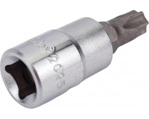 Головка TORX HANS 2025TH30 короткая торцевая с отверстием 1/4" TH30