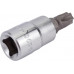 Головка TORX HANS 2025TH30 короткая торцевая с отверстием 1/4" TH30