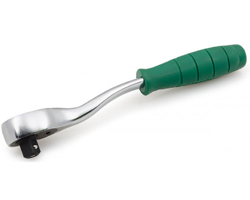 Трещотка HANS 2162GQ 1/4" с быстрым сбросом и изогнутой рукояткой, 72 зуба