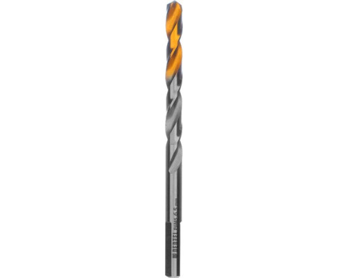 Сверло по металлу Denzel Р6М5, Golden Tip спиральное 6,5x100мм 718236