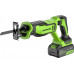 Пила сабельная аккумуляторная GREENWORKS GPT-BLRS-1 24V, АКБ 4Ач и ЗУ 1200607CUB