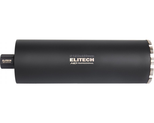 Алмазная коронка для мокрого сверления ELITECH 1110.012400 HD с охлаждением, 152х450, 1 1/4