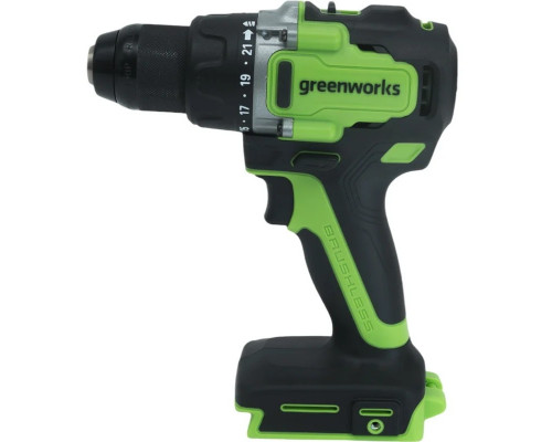 Дрель-шуруповерт аккумуляторная GREENWORKS GD24DD90 24V, АКБ 4Ач и ЗУ 3707507CUB