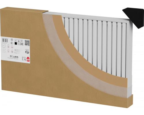 Радиатор отопления ROYAL THERMO Shift Q30 VC2050-16 секц. RAL9016 дизайнерский НС-1631292