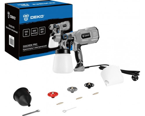 Краскопульт электрический DEKO SG620DK PRO 800 мл 083-1132