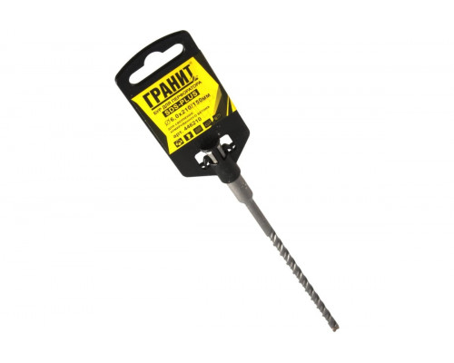 Бур SDS-plus ГРАНИТ Quadro-X 6,0х210/150 446210