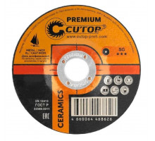 Шлифовальный круг по металлу Cutop CERAMICS T27-180х7х22,2 мм серия Premium 50-863